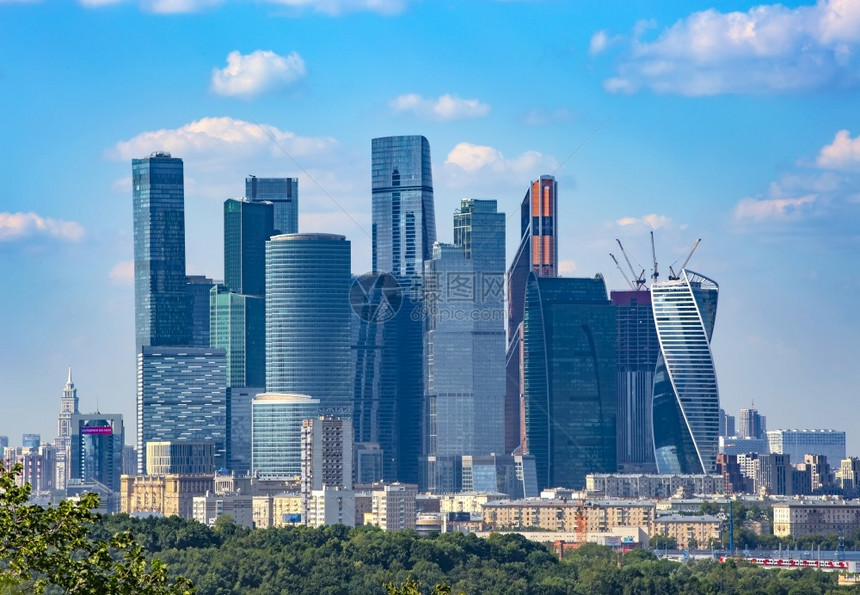 观光高楼塔MOSCOWRUSSIAJULE120莫斯科市国际商业中心的摩天大楼莫斯科市国际商业中心的摩天大楼图片
