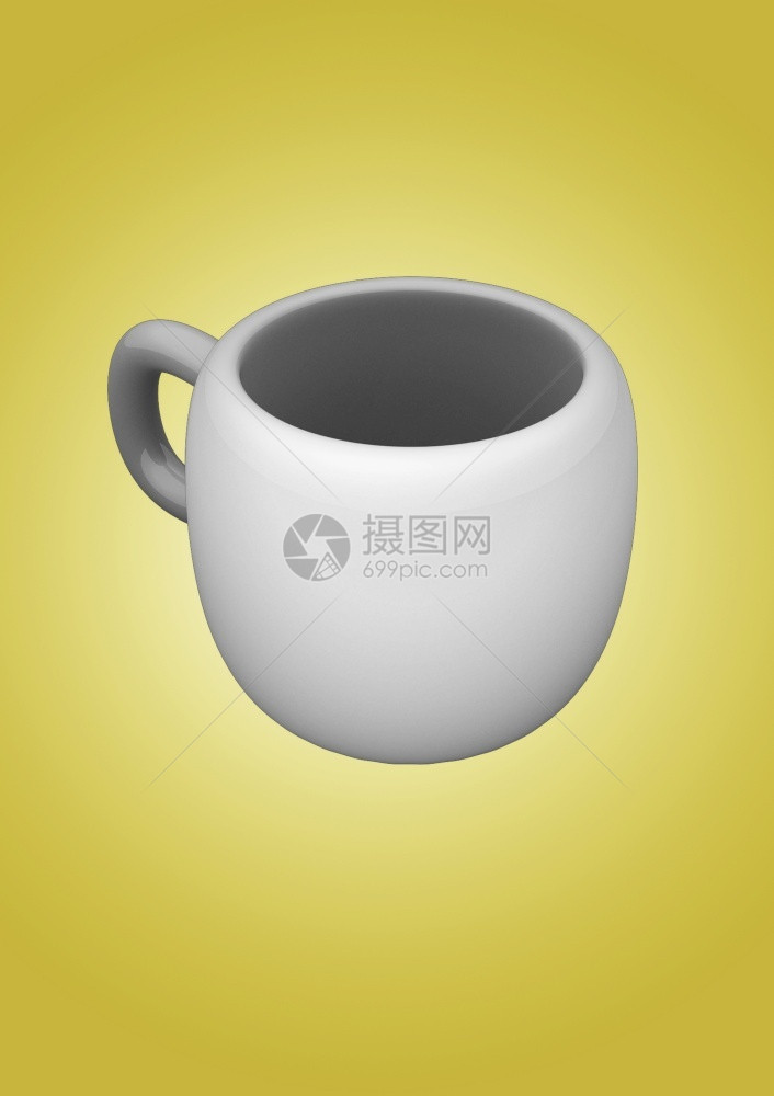 卡布奇诺优质的反射白色背景碟子上白色茶杯仅是古董瓷白茶杯与色背景的茶杯隔绝Ventagelooksstyle3DName图片