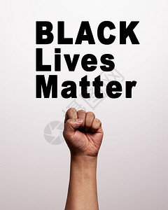拳头海报以强烈的拳头作为黑人力量的标志抗议者民事自豪的背景