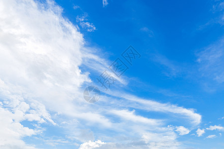 蓝天空背景纹理有白云墙纸环境季节图片