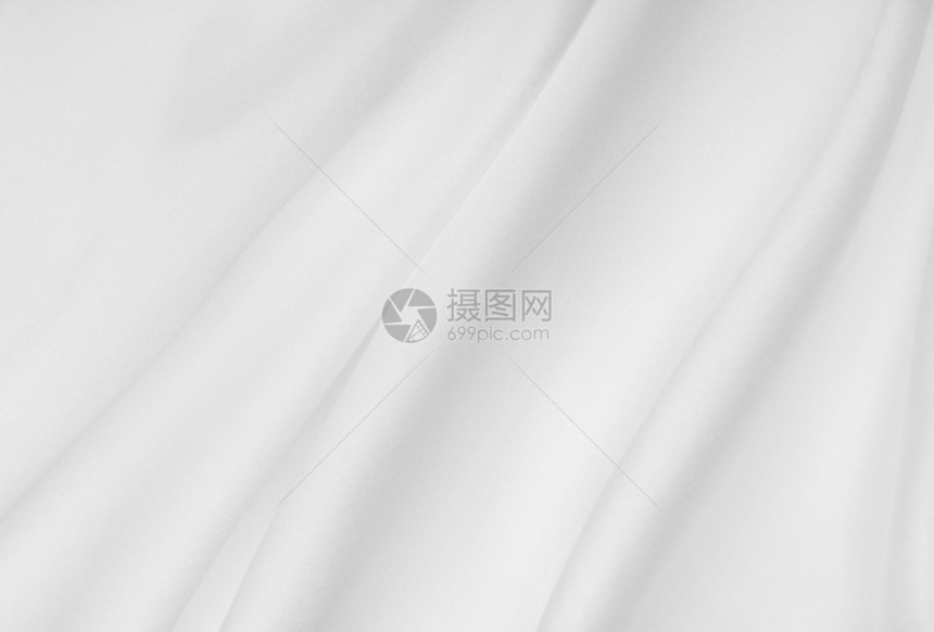平滑优雅的白色丝绸或席边奢华豪布质料可用作婚礼背景淫秽设计采用布料缎面图片