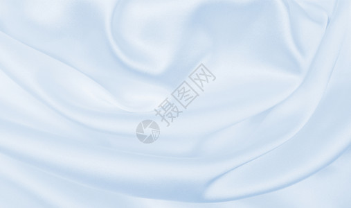 平滑优雅的蓝色丝绸或席边奢华布质料可用作抽象背景本色设计柔软的光滑时尚背景图片