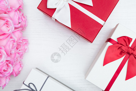单身的纸板假期圣诞新年情人节礼物盒装饰图片