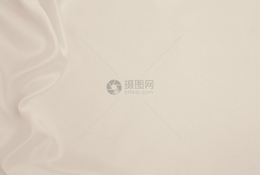 浪漫的定调子平滑优雅的金丝绸或席边奢华布质料可用作婚礼背景彩色设计用在SepiatonedRetro风格上缎面图片