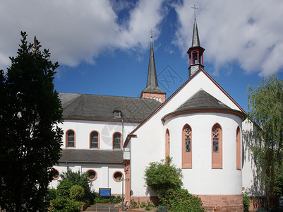 著名的观光圣母教堂德国比特堡欧洲图片