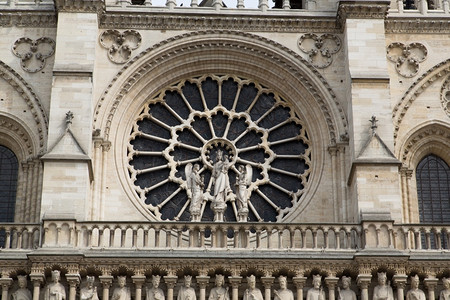 欧洲法国巴黎圣母大教堂法国著名的图片