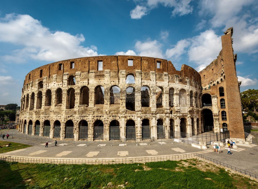 Colosseum或Coliseum亦称FlavianAmphitheatre罗马意大利古董旅游竞技场图片
