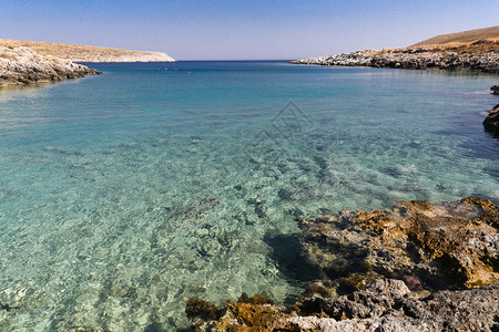 空的海滩希腊贝罗邦内清净水娱乐图片
