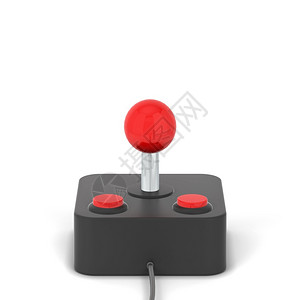 游戏玩法材质游戏玩法娱乐导航白背景上孤立的Rentro游戏玩棍3d插图设计图片