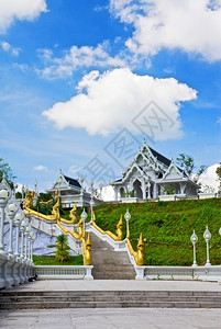 文化亚洲景观泰国克拉比镇KaewGrovaram寺庙图片