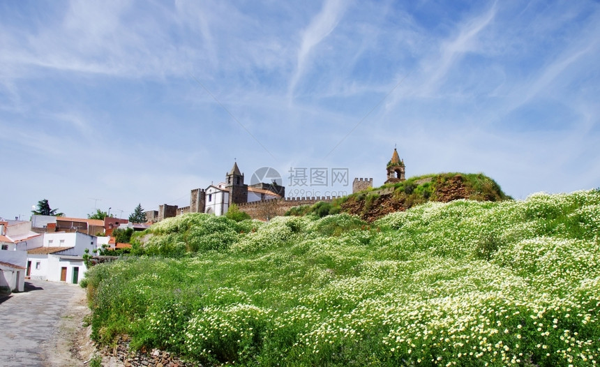葡萄牙南部Mourao城堡的风景历史户外部图片