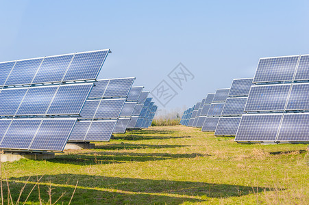 太阳能电池板以环保的方式产生能量面板经济光伏图片
