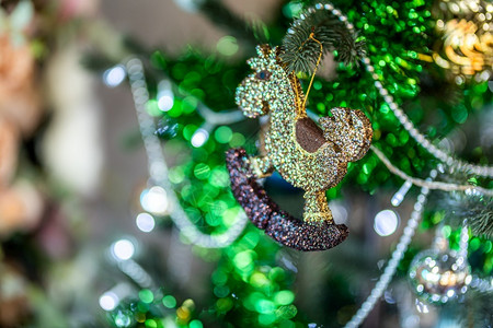 Merryxmas圣诞装饰木马图片