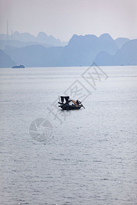 越南的哈隆湾教科文组织世界遗产地点UNESCO海湾旅游绿色图片