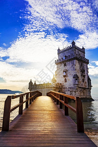 遗产传统的葡萄牙地碑利斯波亚的贝伦塔著名图片
