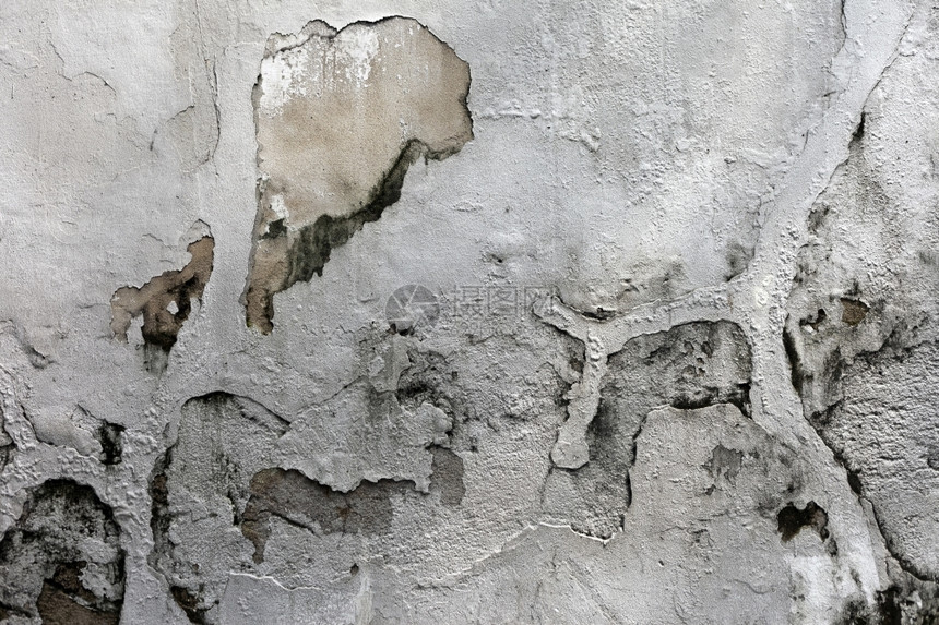 粗糙的破裂格朗盖混凝土墙破碎设计静脉图片