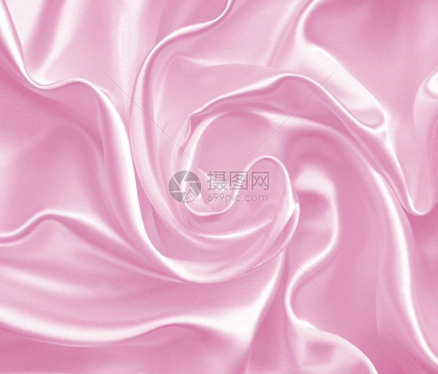 海浪有质感的投标平滑优雅粉色丝绸或可以用作婚礼背景图片