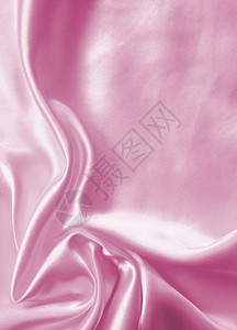 曲线平滑优雅的粉色丝绸或纹质可用作背景材料海浪图片