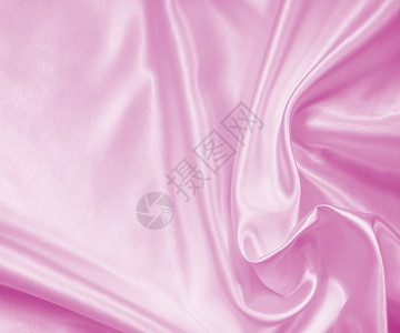 时尚织物布料平滑优雅的粉色丝绸或纹质可用作背景图片