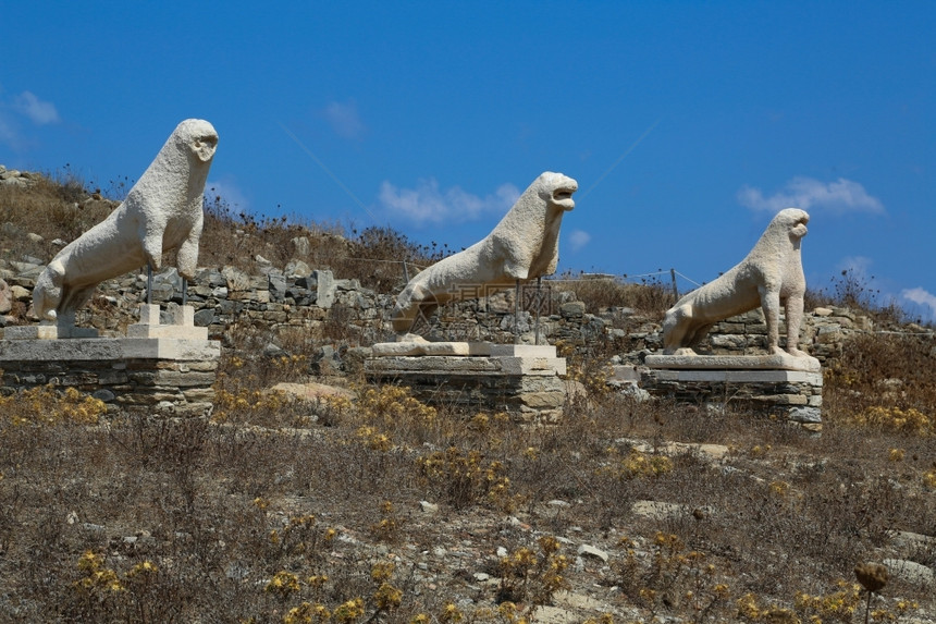 文明象征户外Delos岛是希腊重要考古遗址之一位于希腊图片