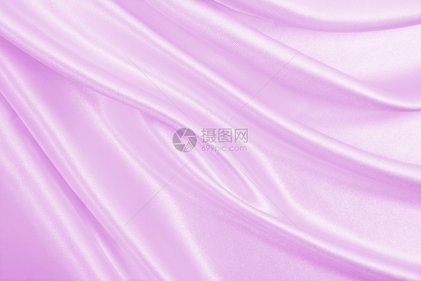 折痕平滑优雅的粉色丝绸或派文纹理可用作婚礼背景材料液体紫丁香图片