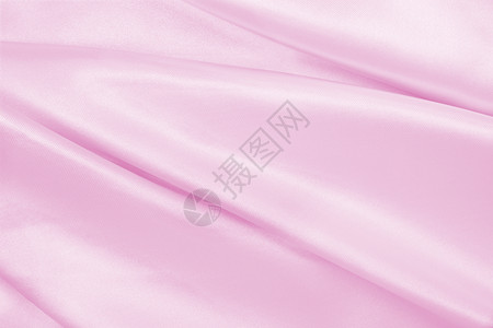 平滑优雅的粉色丝绸或派文纹理可用作婚礼背景材料光滑的丰富多彩海浪图片