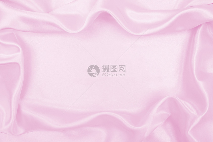 投标平滑优雅的粉色丝绸或派文纹理可用作婚礼背景材料折叠抽象的图片