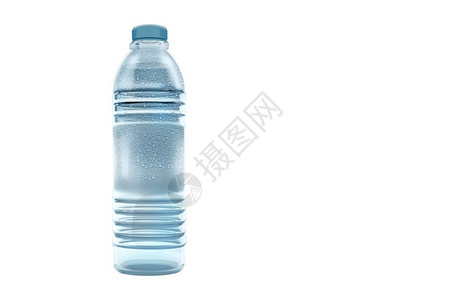 3种清水用在白色背景上隔离的宠物水瓶将剪接并换成你的瓶子生态寒冷关心图片