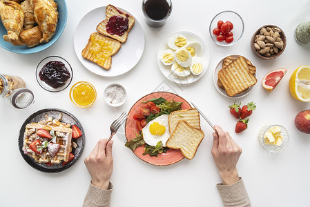 高分辨率照片美食早饭全套品高质照片优品有机的带子甜点背景图片