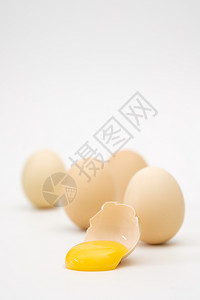 打碎的鸡蛋背景图片