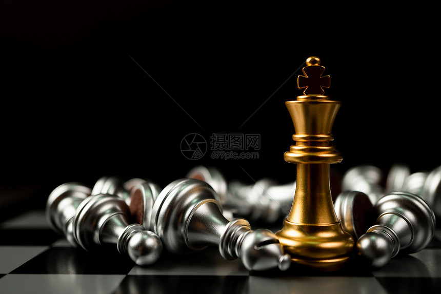 防御金王象棋是局最后的一站成功商业领导理念下棋一个将死图片