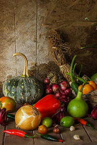 蔬菜草和水果作为烹饪的原料番茄秋天季节图片