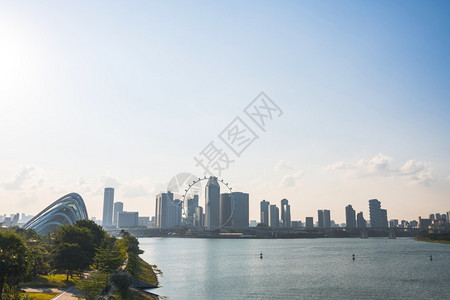 新加坡海边城市风景图片