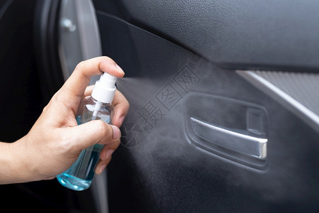 防科罗纳喷雾清洁车格栅健康司机图片
