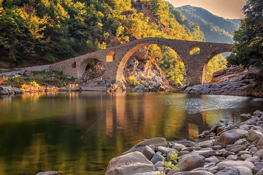 地标保加利亚Ardino附近美丽的旧石桥土耳其外部图片