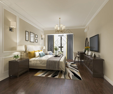 墙3d提供欧洲豪华套房干净的室内图片