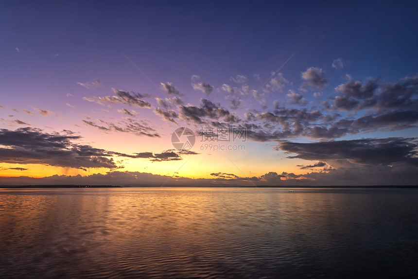古巴加勒比海的景色日出古巴地平线天空美丽图片