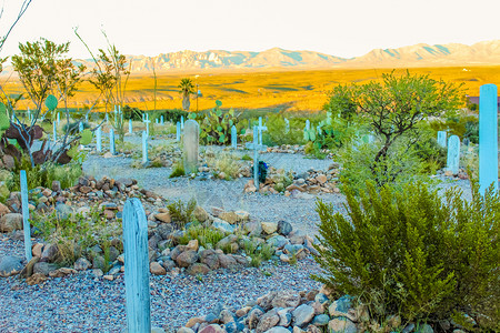 不法分子牛仔沙漠2018年月2日于亚利桑那州落墓碑的Boothill背景