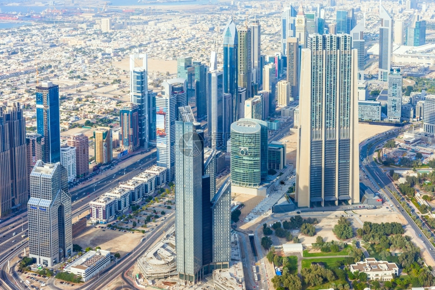 联合的商业生活迪拜市中心酋长国的大楼迪拜图片