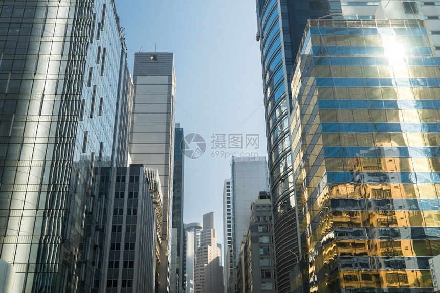 游客香港现代摩天大楼城市景色摘要Fontimisticfautive当代的幻想图片