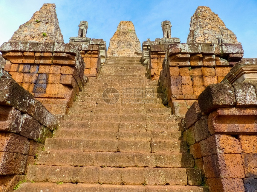 想知道结石柬埔寨暹粒的吴哥地区前鲁普寺庙宗教的图片