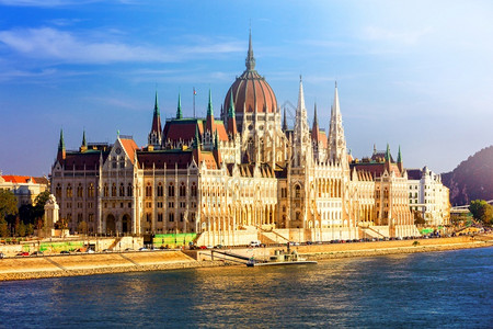 地标匈牙利象征着布达佩斯的议会标志建筑匈牙利旅行河边图片