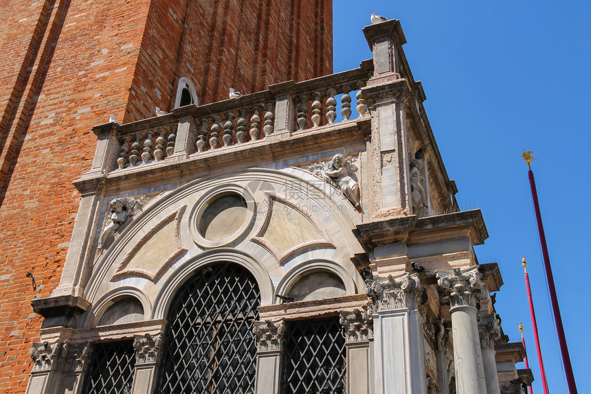 艺术大理石降低意利威尼斯圣马克坎帕尼埃尔贝塔下层图片