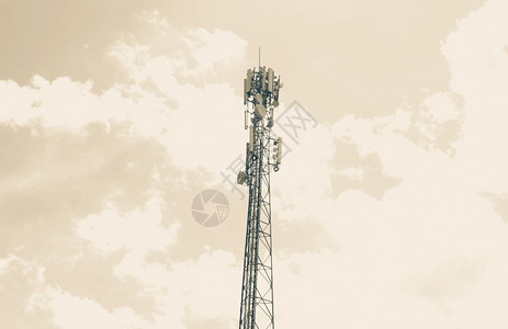 无线上网互联塔或手机络沟通图片
