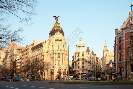 Madrid股票街道高清图片