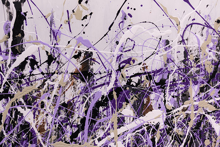 具有紫和黑等不同颜色模式的抽象画艺术阵列草图色调印迹图片