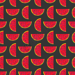 圆西瓜具有几何纹理的西瓜背景设计图片