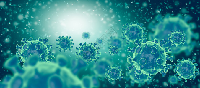 使役危险全球的引起宿主生物感染的病原毒爆发3d插图导致宿主生物感染的病原毒爆发分子设计图片