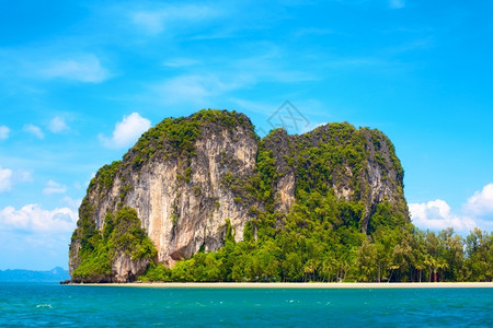 泰国安达曼海的高岩滨景观天堂采取图片
