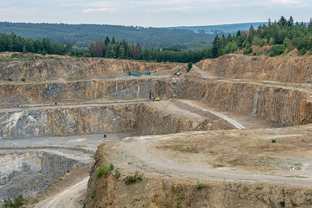 矿贮存露天采石场用机械建筑工程业场勘探图片